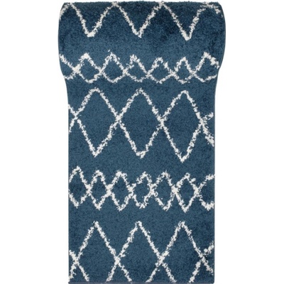 Nej-koberce Delhi OPAK 6131B SFJ modrý metráž 60 cm