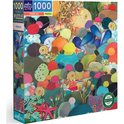 EEBOO Čtvercové Kamínky 1000 dielov