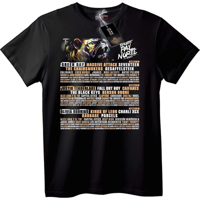 NOONEBRAND Музикална тениска Teatro del Norte 2025 - L, White
