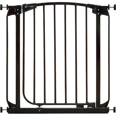 DreamBaby zábrana bezpečnostná Chelsea automaticky zatváracia 71/80 cm Black