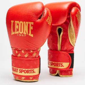 LEONE 1947 Боксови Ръкавици Leone DNA Red - 14 oz