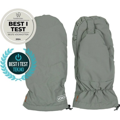 Voksi Stroller Mitten Meadow Green/Light Grey – Sleviste.cz