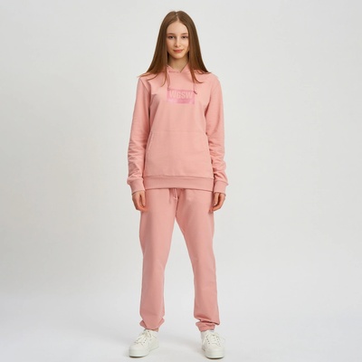 Winkiki Kids Wear Dívčí mikina s kapucí WGSW broskvová