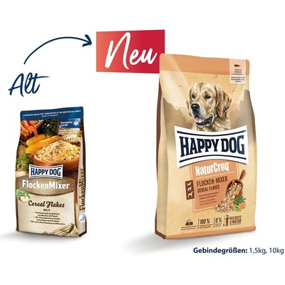 Happy Dog Premium NaturCroq Flocken Mixer 2 x 1,5 kg