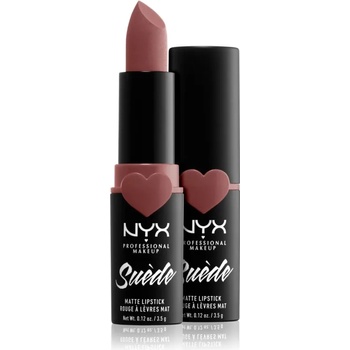 NYX Cosmetics Suede Matte Lipstick матиращо червило цвят 05 Brunch Me 3.5 гр