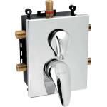 FERRO Metalia 55 - Скрит кран за 3 уреда с корпус, хром BOX55052RX, 0 (BOX55052RX,0)