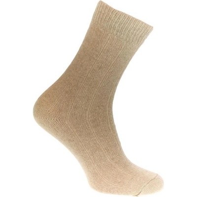 Dámske luxusné vlnené ponožky GOAT béžové