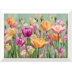 Styler Печатна картина с включена рамка 75x56 cm Spring Tulip - Styler (OB-15074)
