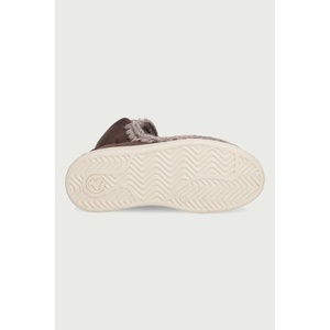 Mou New Eskimo Sneaker Suede Lettr апрески дамски от велур (MU.FW741001A.BRPEP)