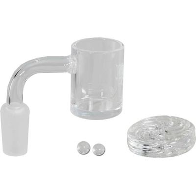 BANGER Olejový kotlík Quartz Spinner Cap Terp Pearls 90° SG14 číry