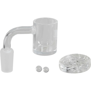 BANGER Olejový kotlík Quartz Spinner Cap Terp Pearls 90° SG14 číry