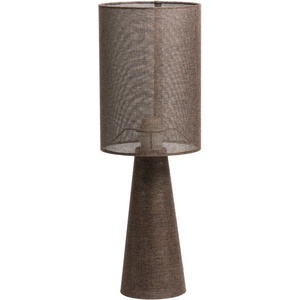Light & Living Кафява настолна лампа с текстилен абажур (височина 58 cm) Micky - Light & Living (1886061)