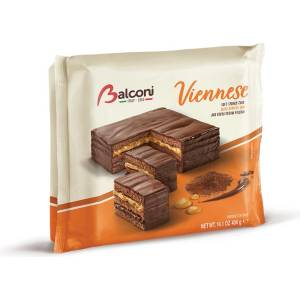 Balconi Балкони торта Виенска със сладко от кайсии и какаов крем, 400гр