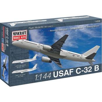 MNICRAFT Пътнически самолет - Boeing C-32B USAF 1/144 (584696)