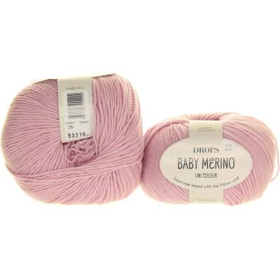 Drops Baby Merino 26 světle starorůžová
