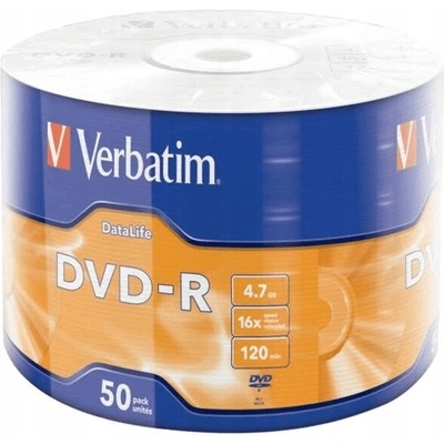 Verbatim DVD-R 4,7GB 16x, Advanced AZO, cakebox, 100ks (43549) – Hledejceny.cz