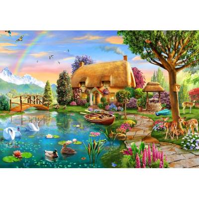 Bluebird Puzzle - Puzzle Lakeside Cottage II bluebird 1000 - 1 000 piese