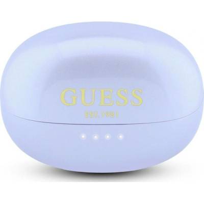 Guess Metallic Finish Classic Logo Purple