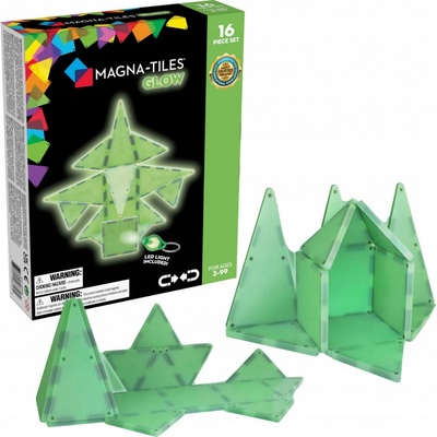 Magna-Tiles zářící ve tmě 16 ks