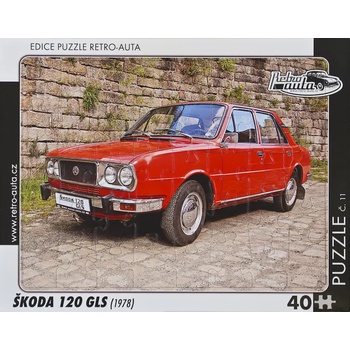 Retro cars - Puzzle Škoda 120 GLS (1978) - 40 - 99 piese