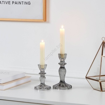 EGLO 422283 - Свещник MOLUME 11x7, 5 см сив (EG422283)