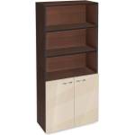 Bogdan Furniture G Етажерка BM-Ava-5 с две вратички, крем гланц с венге