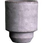 Bergs Potter Саксия Hoff 18 см сива (HOG18P)