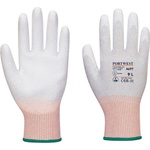 Portwest Ръкавици portwest a697 lr13 esd pu / устойчиви на порязване, ниво b, 12 броя - сиви/бели xxl (a697g6rxxl)
