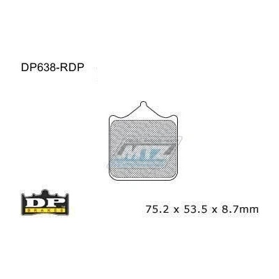Destičky brzdové DP638-RDP DP Brakes - směs RDP X-RACE Titanium DP638-RDP