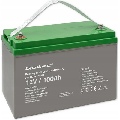 Qoltec 12V 100Ah 53038