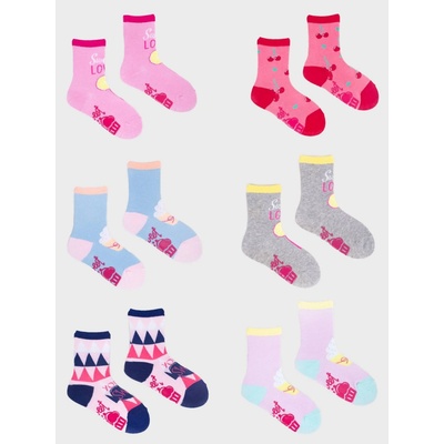 Yoclub Froté ponožky 6-Pack SKA-0003G-AA0A Multicolour