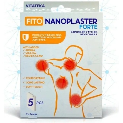 FITO NANOPLASTER FORTE náplasti na svaly a klouby 5 ks