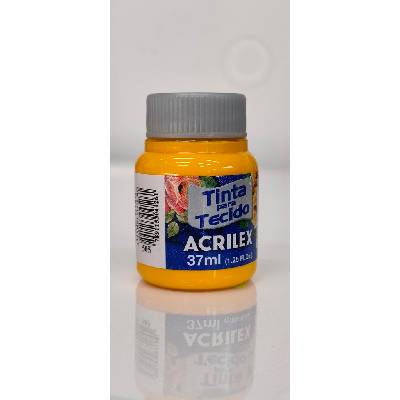 Acrilex farba na textil matná 37 ml 505, Gold Yellow