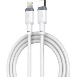 XO Кабел XO NB208A PD USB-C - Lightning 1, 0m 20W, бял