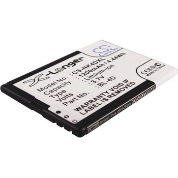 Image 1 of Cameron Sino Nokia BL-4D Li-ion 1200mAh CS-NK4DXL