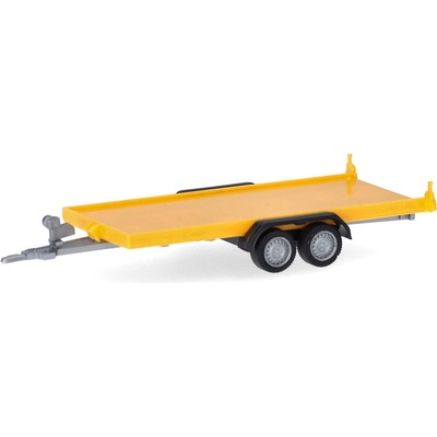 Herpa Přívěs pro přepravu automobilů žlutý 1:87