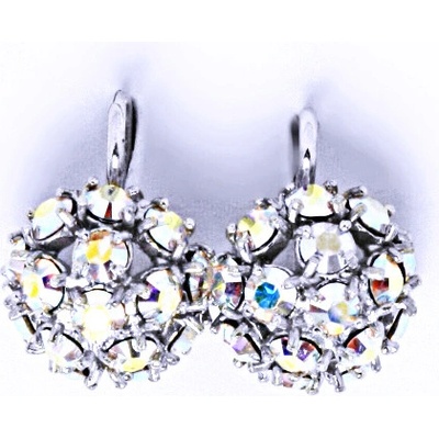 Čištín půlkoule s krystalem Swarovski AB NK 1337