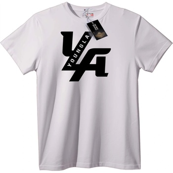 NOONEBRAND Тениска Y4 Young лого Черна - M, White