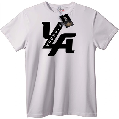 NOONEBRAND Тениска Y4 Young лого Черна - M, White
