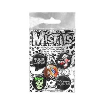 Sada Placek Misfits Button Badge set