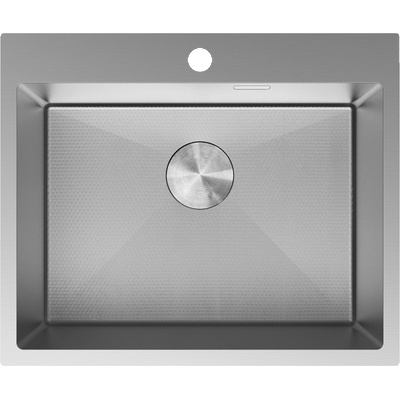 Mexen Solix мивка от неръждаема стомана с 1 отделение 600 x 500 мм, инокс HC - 6408601000-01HC (6408601000-01HC)