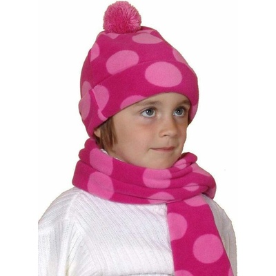 Pidilidi PD357 čiapky fleezová, rukavice a šál červená