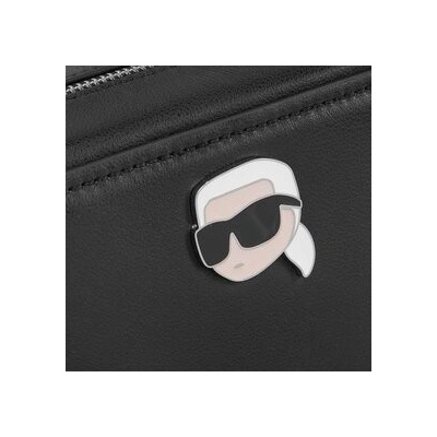 Karl Lagerfeld kožená kabelka čierna 240W3085