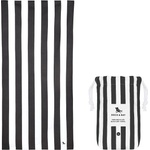 Dock & Bay Плажна кърпа бързосъхнеща, 90 x 160 см, цвят въглен (TOWLB-CAB-LG-BLACK-R)