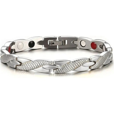 Izmael náramek Twisted stříbrná KP27524