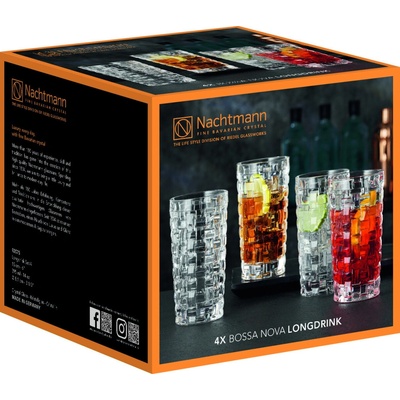 Nachtmann Pohár na long drink BOSSA NOVA 4 x 400 ml