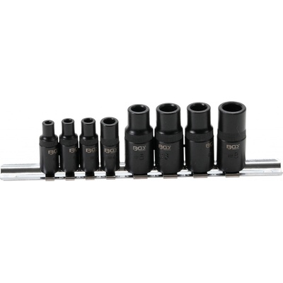 BGS technic BGS 109771 Nástrčné hlavice 1/4" a 3/8" pro upnutí závitníků, magnetické (Sada 8 dílů)