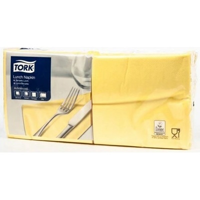 TORK Obrúsky 33 x 33 cm 2V žlté 200 ks