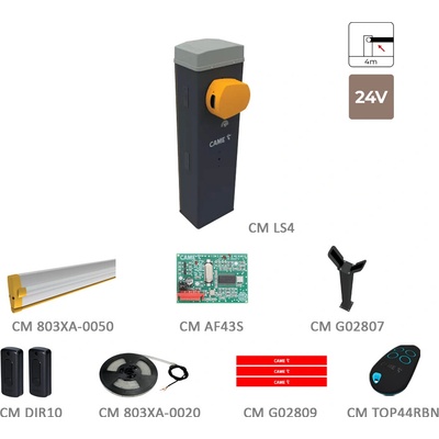 GARD GLS40AGS závora do 4 m, intenzivní používání, RAL 7024