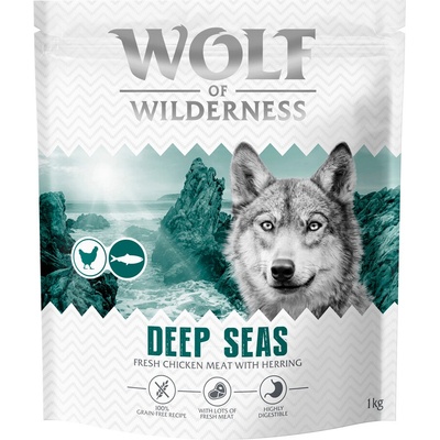 Wolf of Wilderness Adult Deep Seas so sleďom bez obilnín 4 x 1 kg
